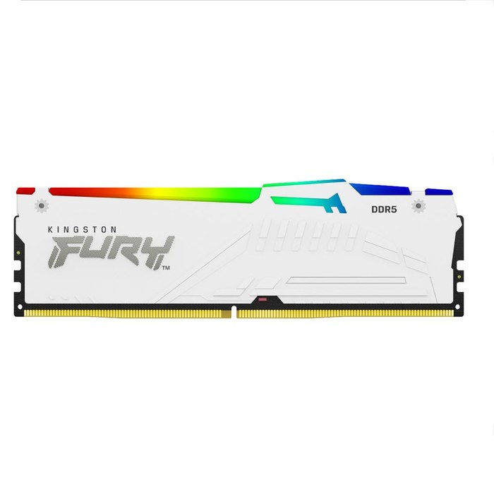 DIMM DDR5 32Gb Kingston 6000Mhz CL36 FURY Beast White RGB EXPO (KF560C36BWEA-32)
