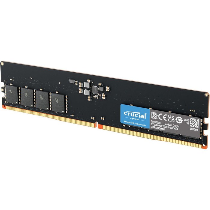 DIMM DDR5 8Gb Crucial 5600Mhz (CT8G56C46U5) CL46 1.1V