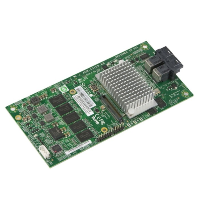Адаптер SuperMicro AOM-S3108M-H8 Low Profile 12Gb/s Eight-Port SAS Internal RAID Adapter