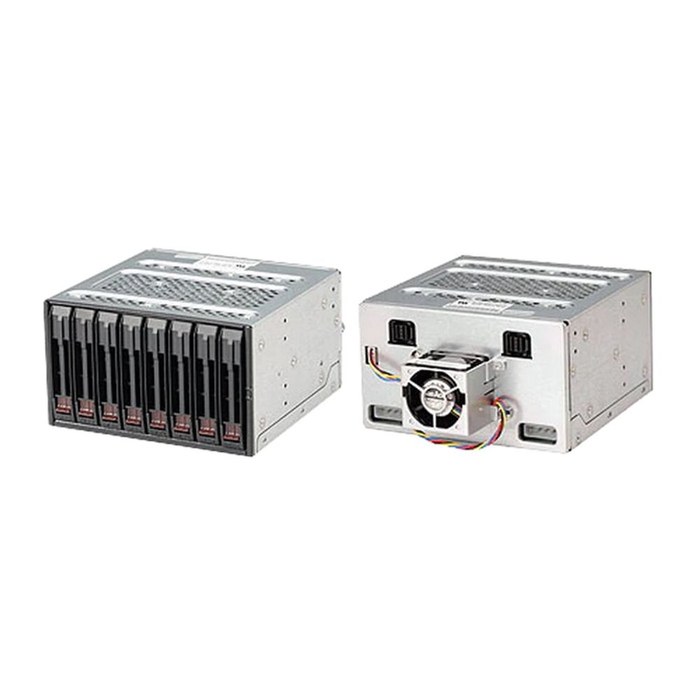 Корзина SuperMicro Supermicro CSE-M28SACB Mobile Rack in 2x5.25" for 8x2.5" HDD Hot-swap SAS3(12Gbps)/SATA