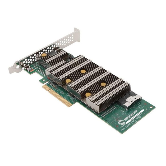 RAID-контроллер Adaptec Microsemi SmartRAID 3254-8i (32548IXS) PCIe 4.0 x8, LP, 24G SAS/SATA/NVMe, RAID 0,1,5,6,10,50,60, 8port(1x SFF-8654), 4GB Cache, Cache Backup, maxCache, конденсатор в комплекте, RTL . (R8i)