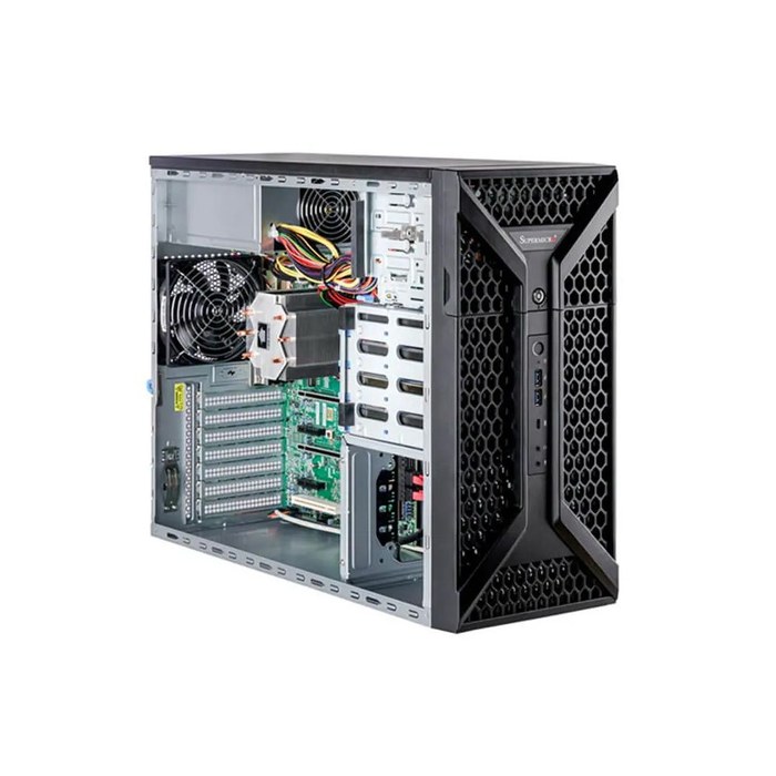 SuperMicro SYS-531A-IL Tower, LGA 1700, Intel W680, 4 x DDR5, 4 x 3.5" SATA, Gigabit Ethernet (1000 Мбит/с), 2.5 Gigabit Ethernet (2500 Мбит/с), 668 Вт