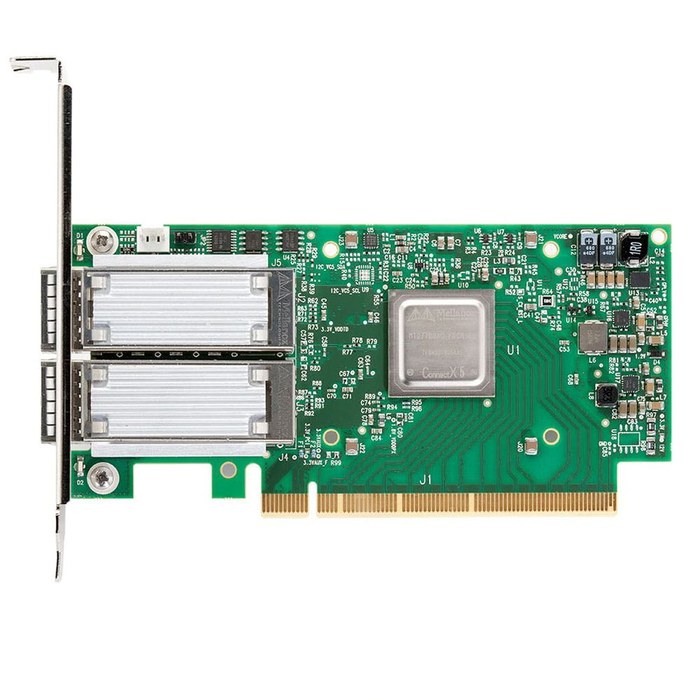 Сетевая карта Mellanox MCX516A-CDAT 100GbE dual-port QSFP28, PCIe4.0 x16, tall bracket