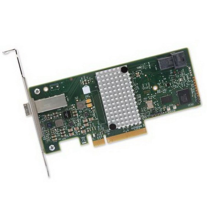 HBA-адаптер Areca ARC-1330-4i4x PCIe 3.0 x8 Low Profile, SAS/SATA 12G, HBA, 8port (1*int SFF8643 + 1*ext SFF8644), (аналог LSI00348 9300-4I4E),