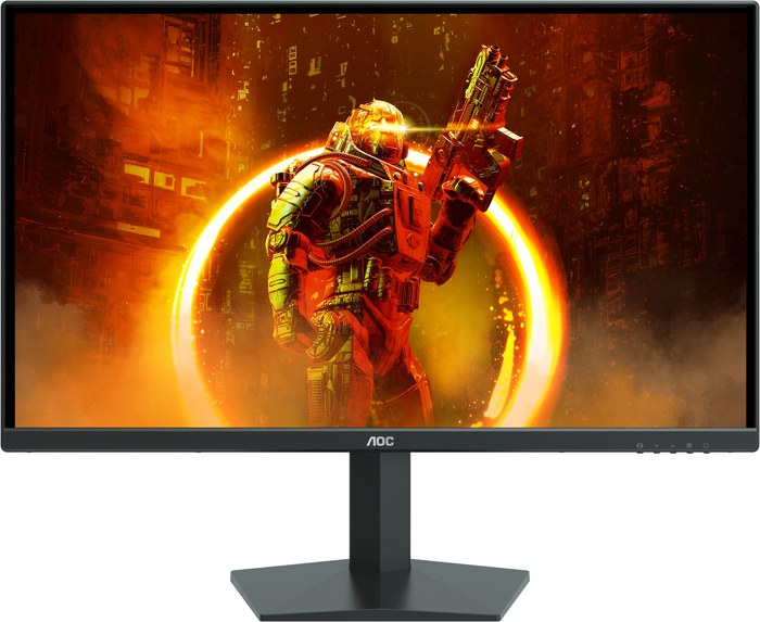 AOC 23.8" 24G10ZNE черный/красный VA 16:9 HDMI M/M матовая 300cd 1920x1080 180Hz DP FHD 3.3кг