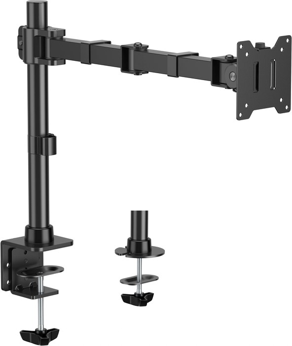 для мониторов Cactus CS-VM-D49-BK черный 17"-49" макс.20кг настольный поворот и наклон