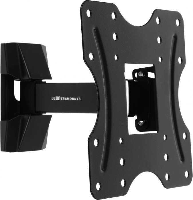 для телевизора Ultramounts UM897 черный 23"-42" макс.30кг настенный поворотно-выдвижной и наклонный