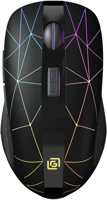 Oklick 976GW черный оптическая 3200dpi беспров. USB 6but (1431703)