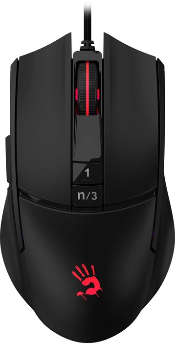 A4Tech Bloody L65 Max черный оптическая 12000dpi USB 6but (L65 MAX/STONE BLACK)