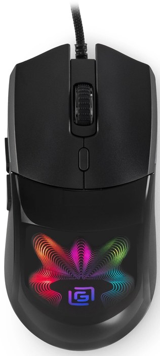 Oklick 714GM черный оптическая 7200dpi USB 6but (1620717)