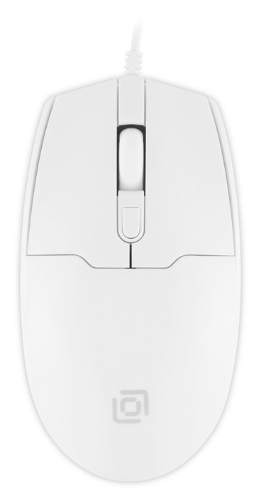 Oklick 147M белый оптическая 2000dpi USB 4but (1868746)