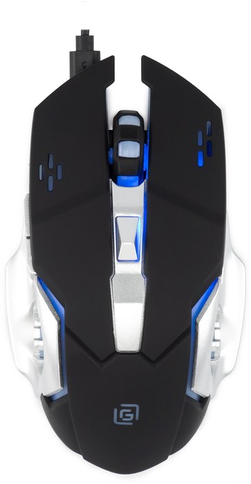 Оклик 770GW черный/серебристый оптическая 3600dpi беспров. USB для ноутбука 6but