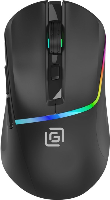 Оклик 775GW черный оптическая 5000dpi беспров. BT/Radio USB/USB-C 6but