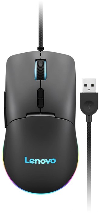 Lenovo M210 RGB Gaming черный оптическая 8000dpi USB 6but (GY51M74265)