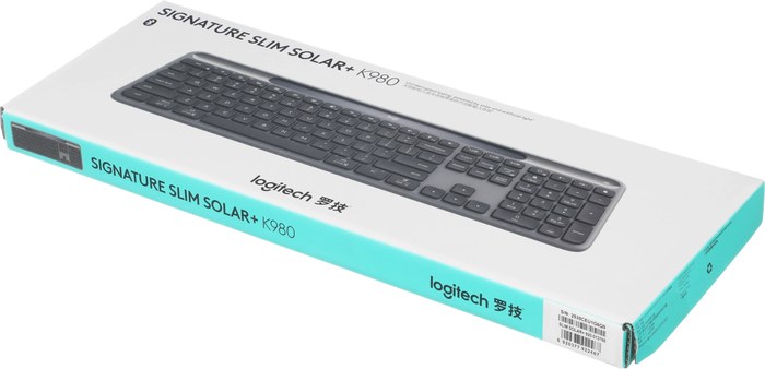 Logitech K980 графитовый беспроводная BT slim (920-013768)