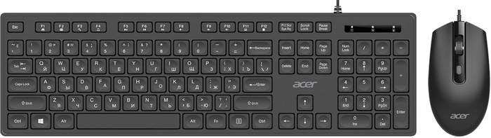 + мышь Acer OCC504 клав:черный мышь:черный USB Multimedia (ZL.ACC11.00M)