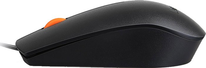 Lenovo 300 черный/оранжевый оптическая 1600dpi USB для ноутбука 2but (GX30M39704)