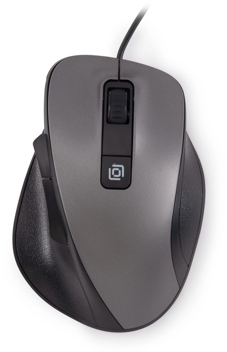 Оклик 504M черный/серый оптическая 3600dpi silent USB 6but (2004741)