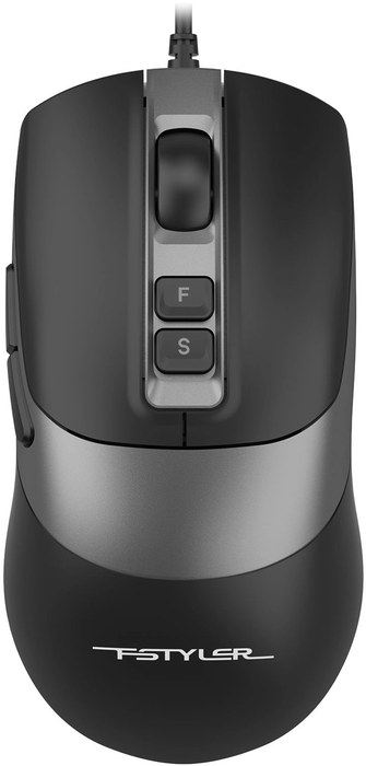A4Tech Fstyler FM50S Plus черный оптическая 4000dpi silent USB 7but