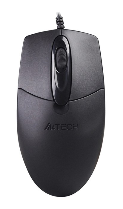 A4Tech OP-720 черный оптическая 1000dpi PS/2 3but (OP-720 PS2 (BLACK))