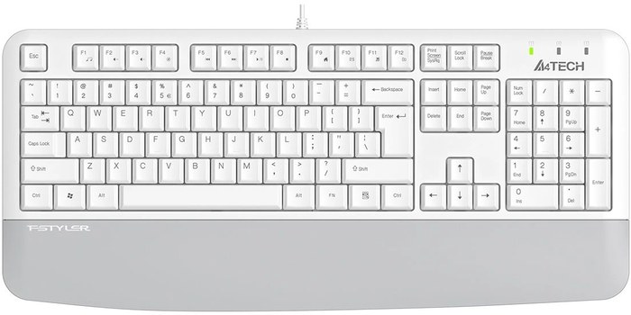 A4Tech Fstyler FK20 серый USB Multimedia (подставка для запястий) (FK20) кабель 1.5м