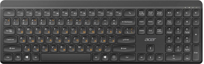 Acer OKR501 черный USB беспроводная Multimedia (ZL.KBD11.00N)