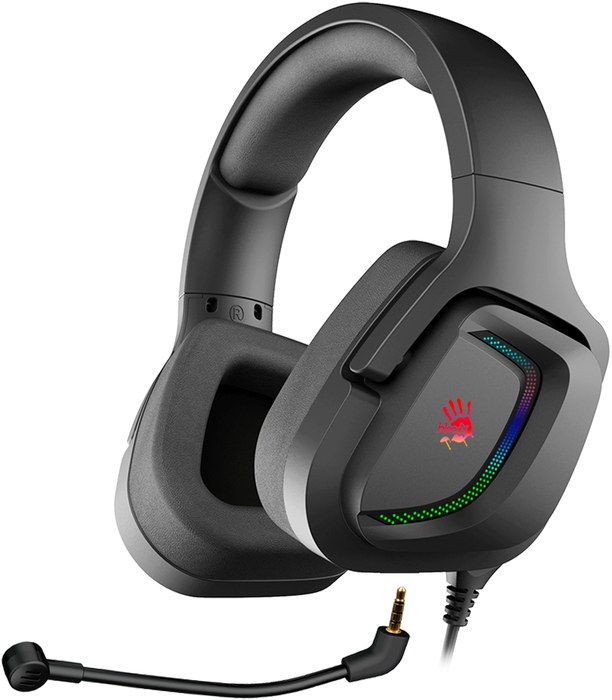 с микрофоном A4Tech Bloody G573P черный 2м мониторные оголовье (G573P)